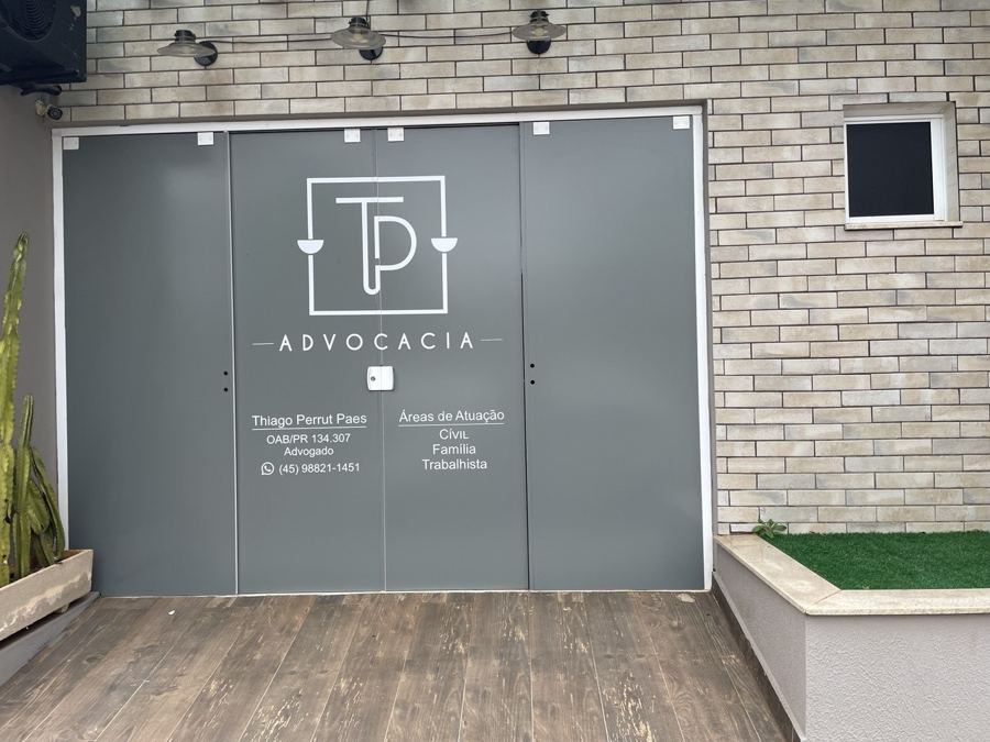 Fachada do escritório Thiago Perrut Advocacia, Toledo-PR